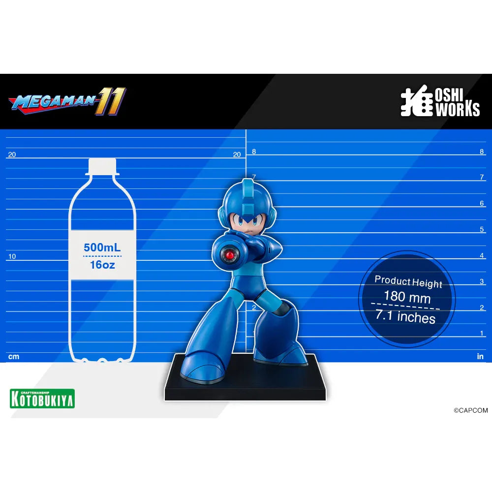 Mega Man Oshi Works Mega Man Figure - 7" view 7