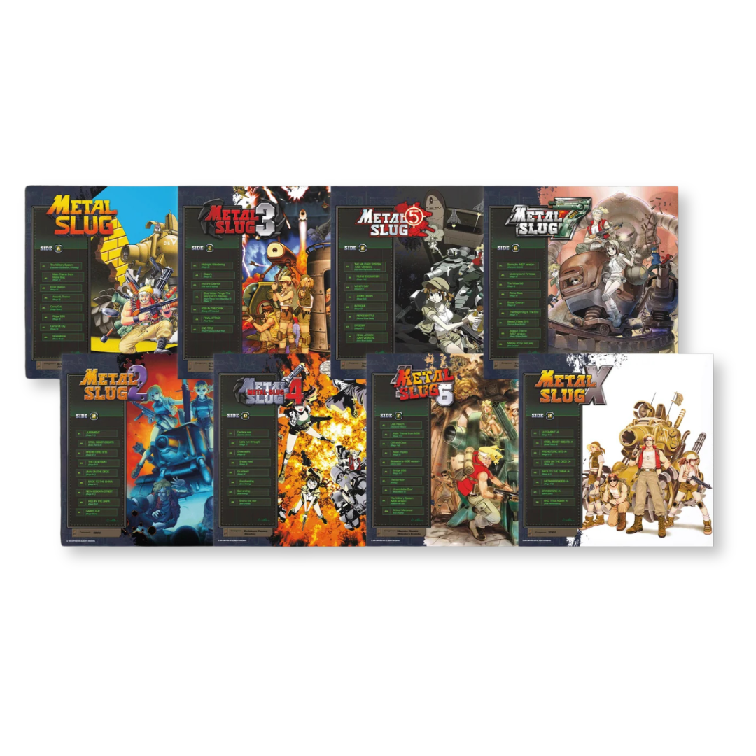 Metal Slug: 30th Anniversary (Original Game Selections) - SNK Sound Team (4xLP Vinyl Record Box Set) view 3