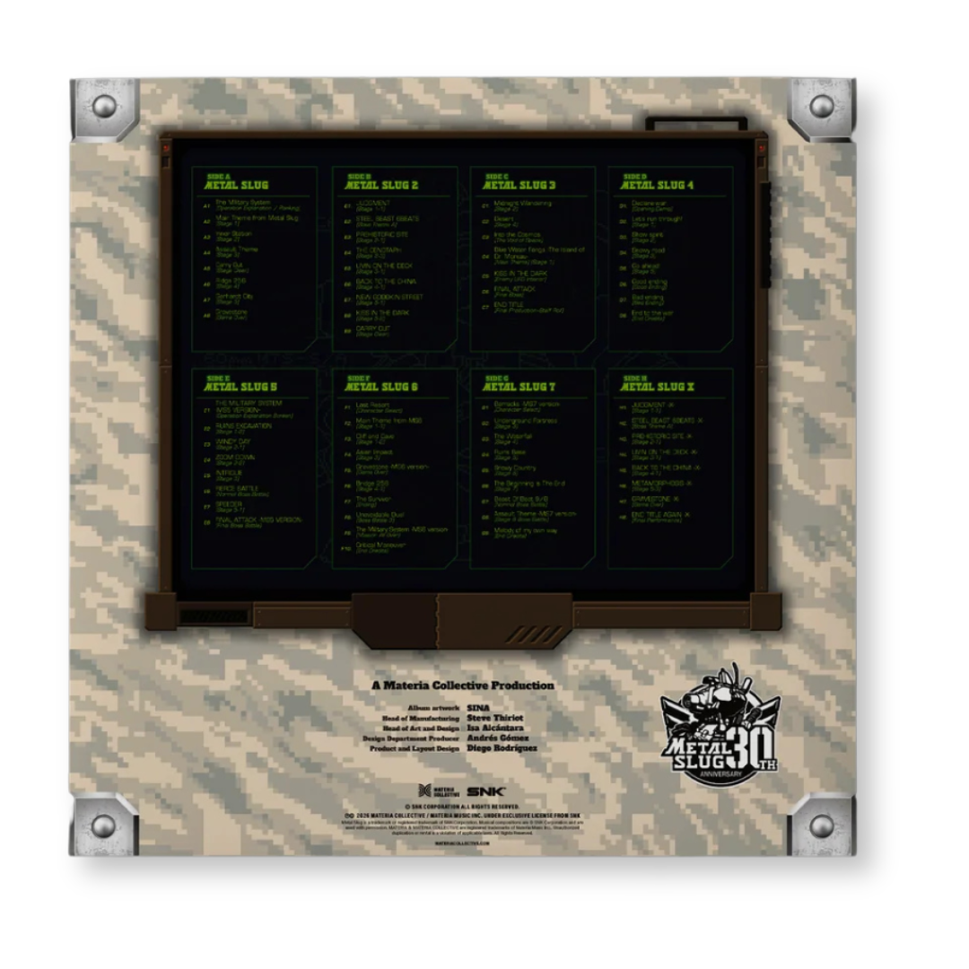 Metal Slug: 30th Anniversary (Original Game Selections) - SNK Sound Team (4xLP Vinyl Record Box Set) view 4