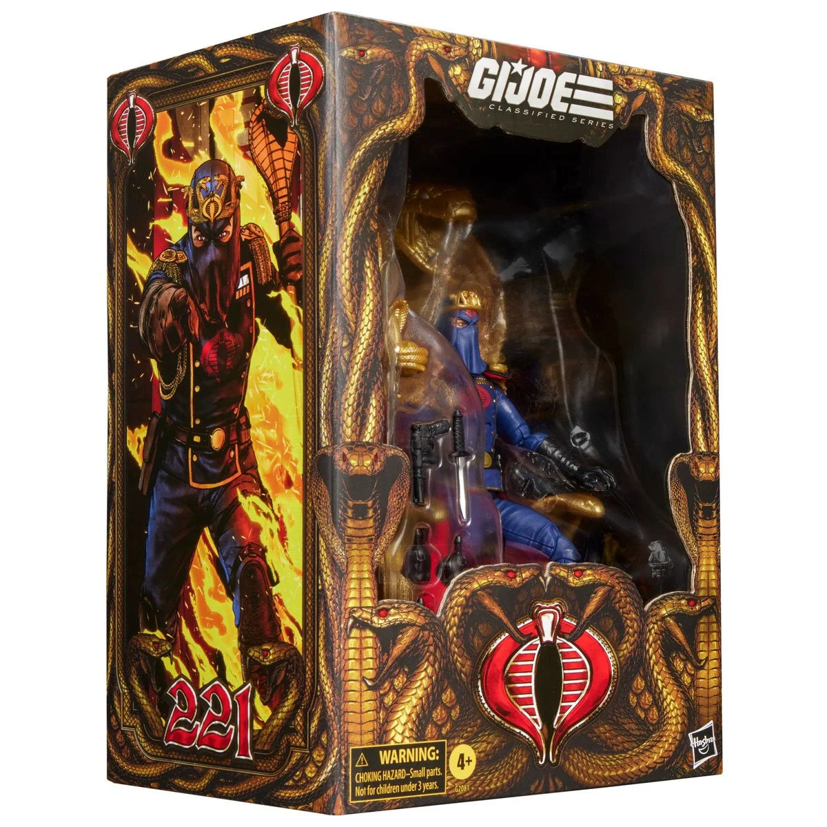 G.I. Joe Classified Series Deluxe Cobra Commander in Dress Uniform 6-Inch Action Figure view 4