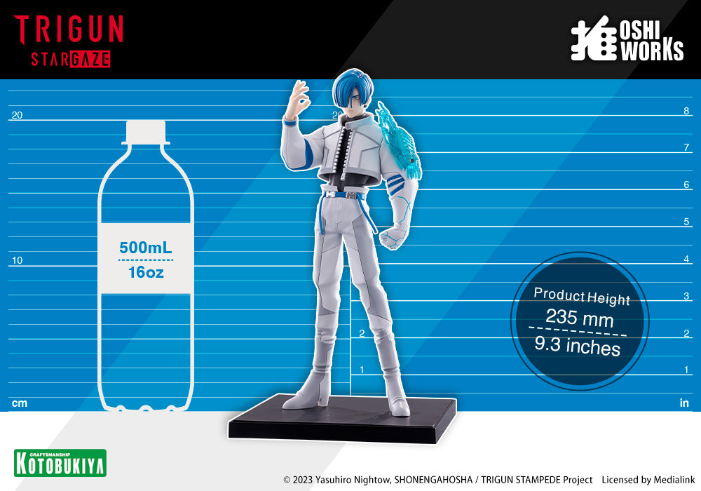 Trigun Stampede Oshi Works Legato Bluesummers Figure - 9" view 11