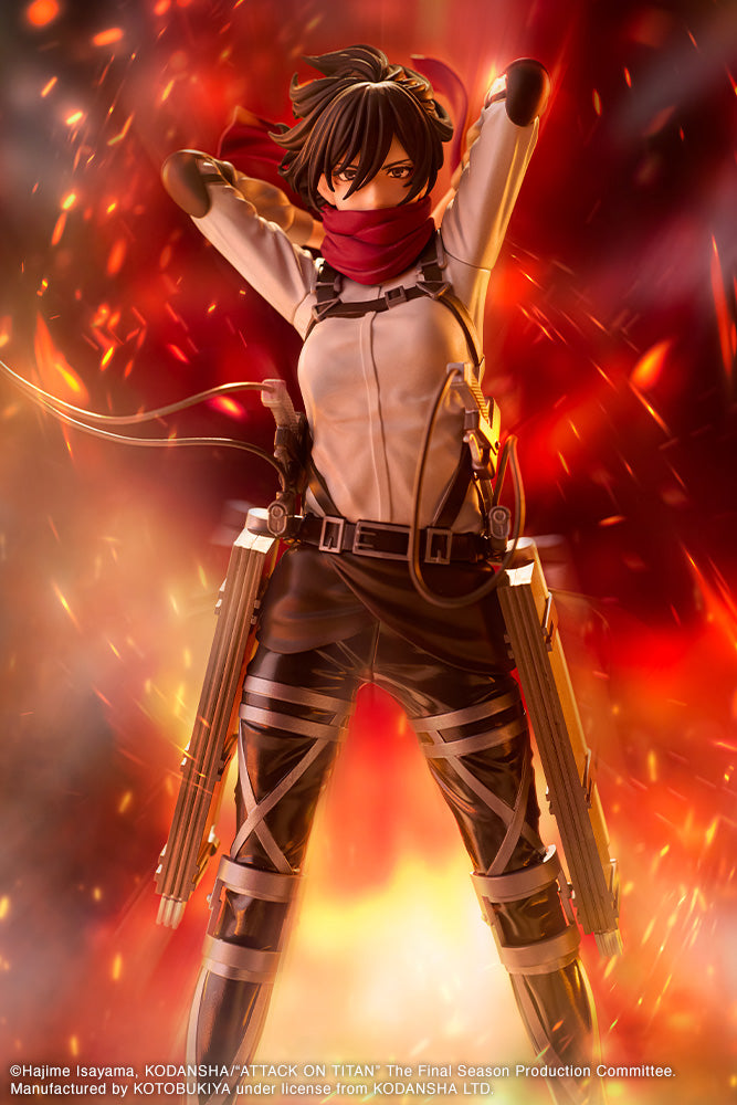 Attack on Titan Oshi Works Mikasa Ackerman The Final Season ver. Figure - 10"