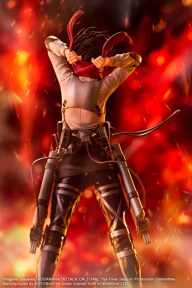 Attack on Titan Oshi Works Mikasa Ackerman The Final Season ver. Figure - 10" view 2