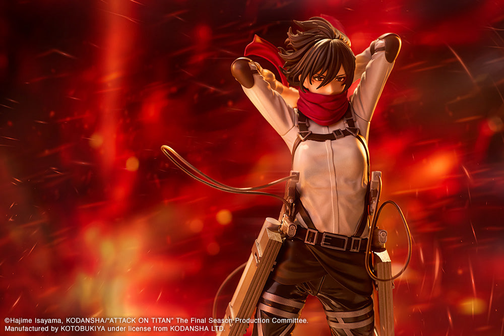Attack on Titan Oshi Works Mikasa Ackerman The Final Season ver. Figure - 10" view 3