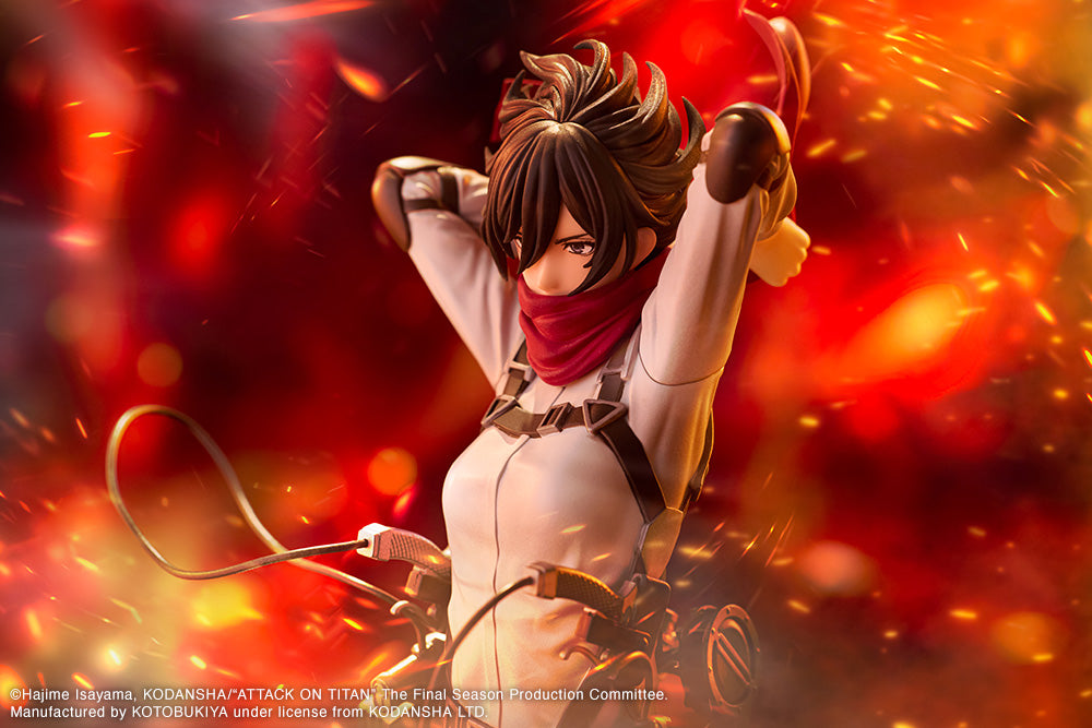 Attack on Titan Oshi Works Mikasa Ackerman The Final Season ver. Figure - 10" view 4