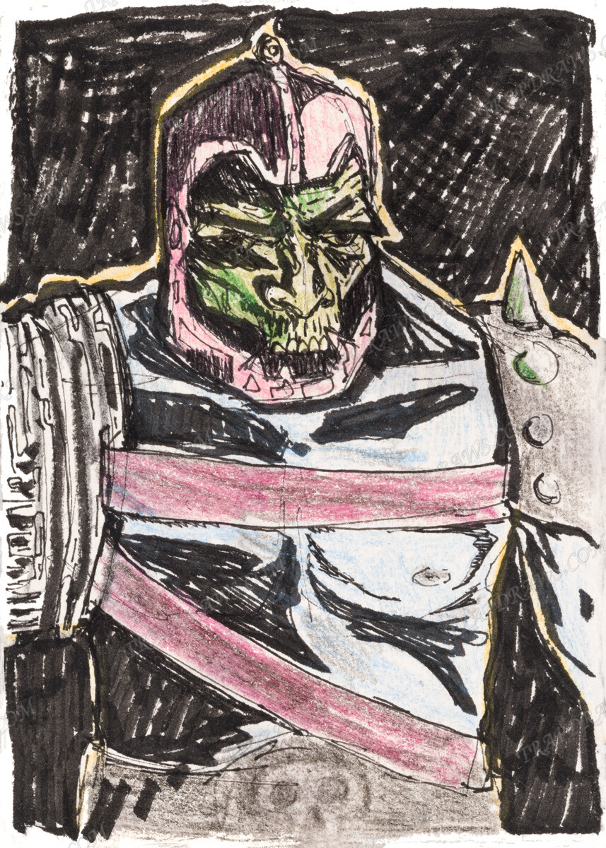 Trap Jaw - Crimson Sash (Print, Edition of 20)