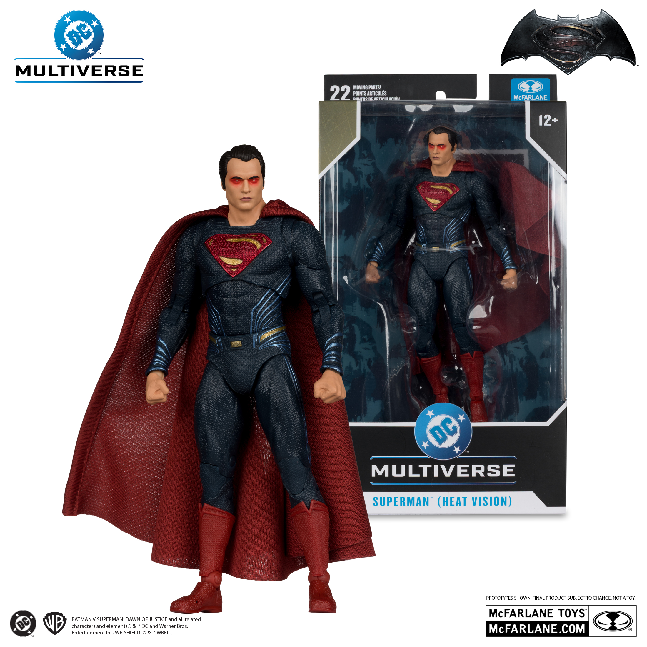 DC Multiverse Batman V Superman: Dawn of Justice Superman (Heat Vision) Action Figure - 7"