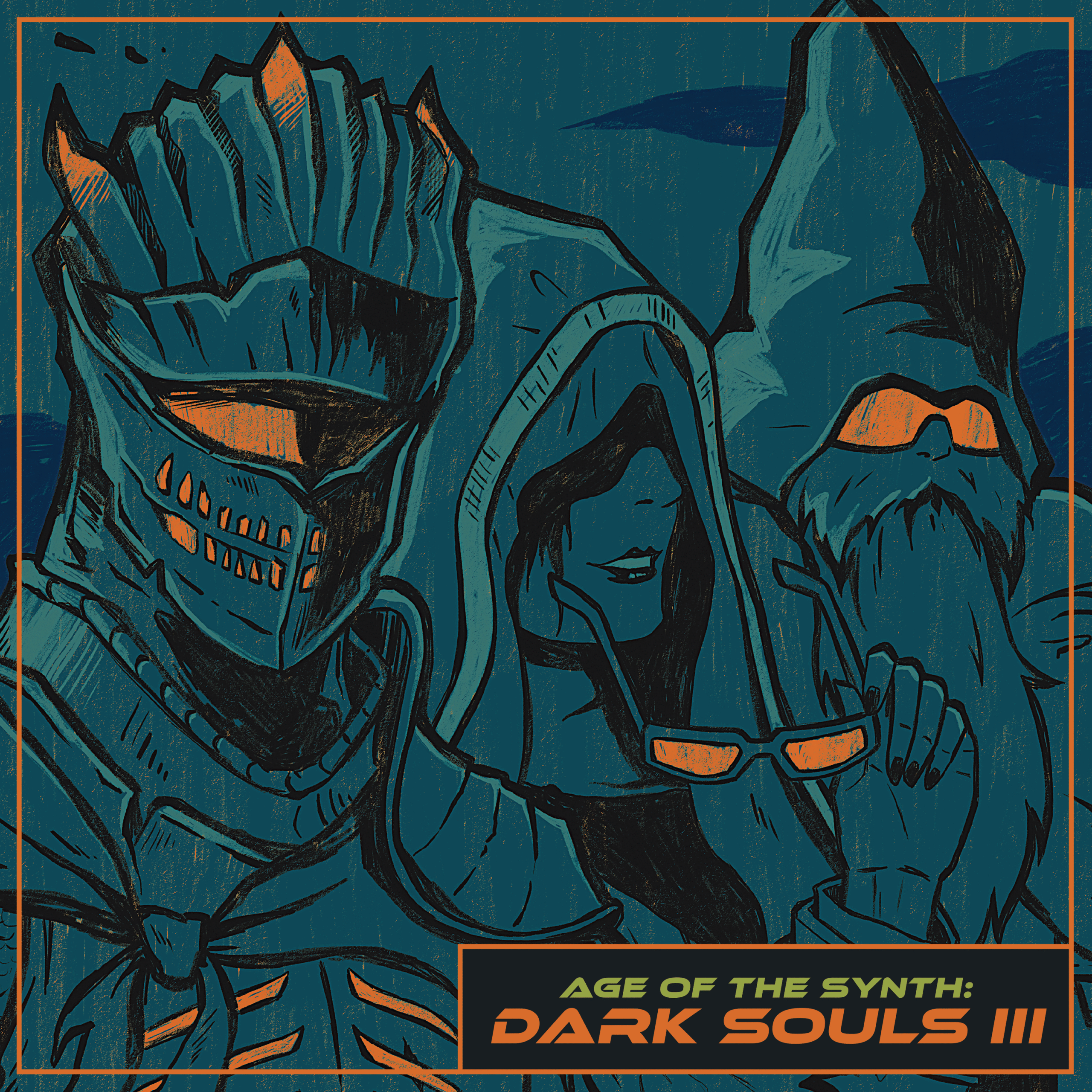 CthulhuSeeker - Age of the Synth: Dark Souls III (2LP Orange)