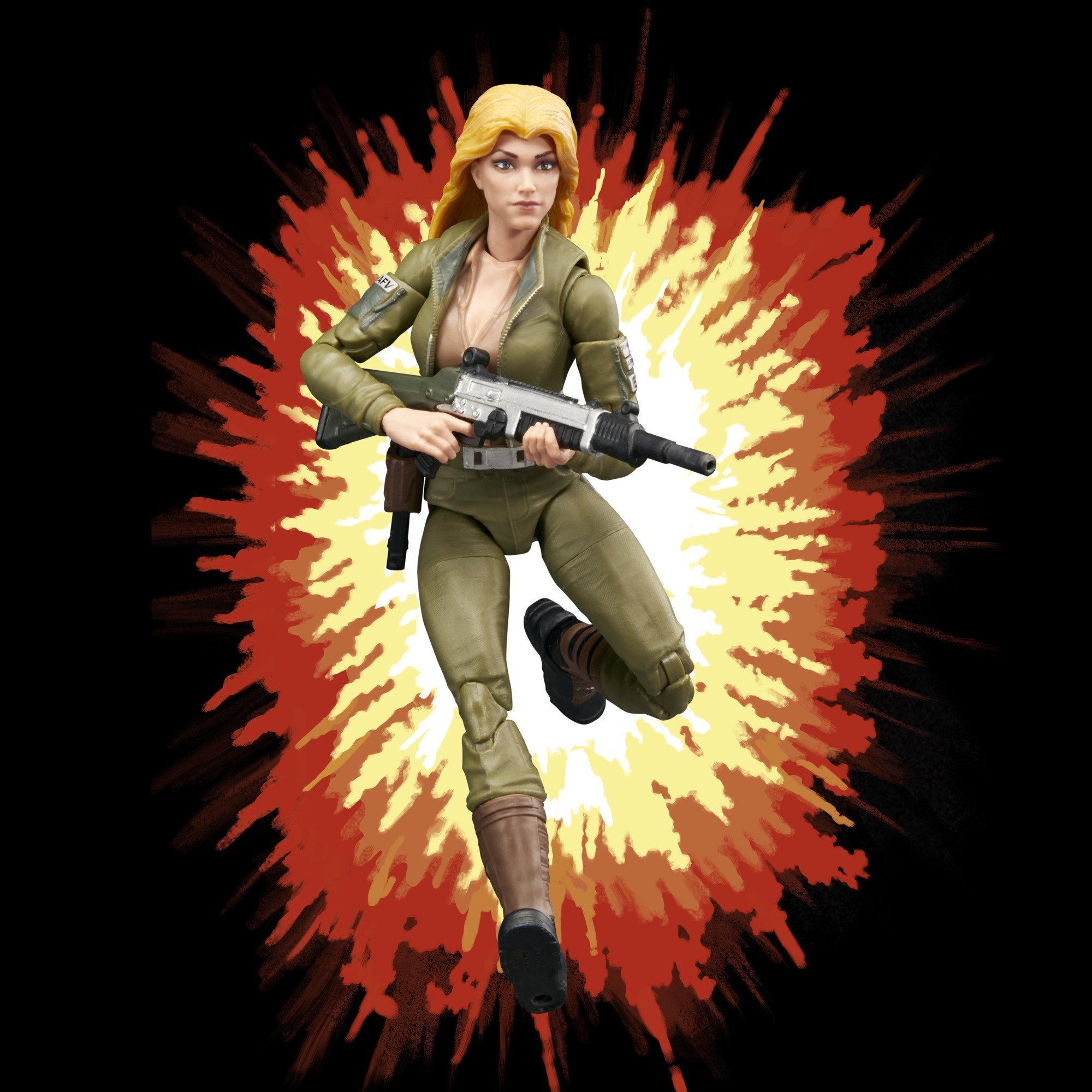 G.I. Joe Classified Series Retro Cover Girl (Courtney Krieger) Action Figure - 6"